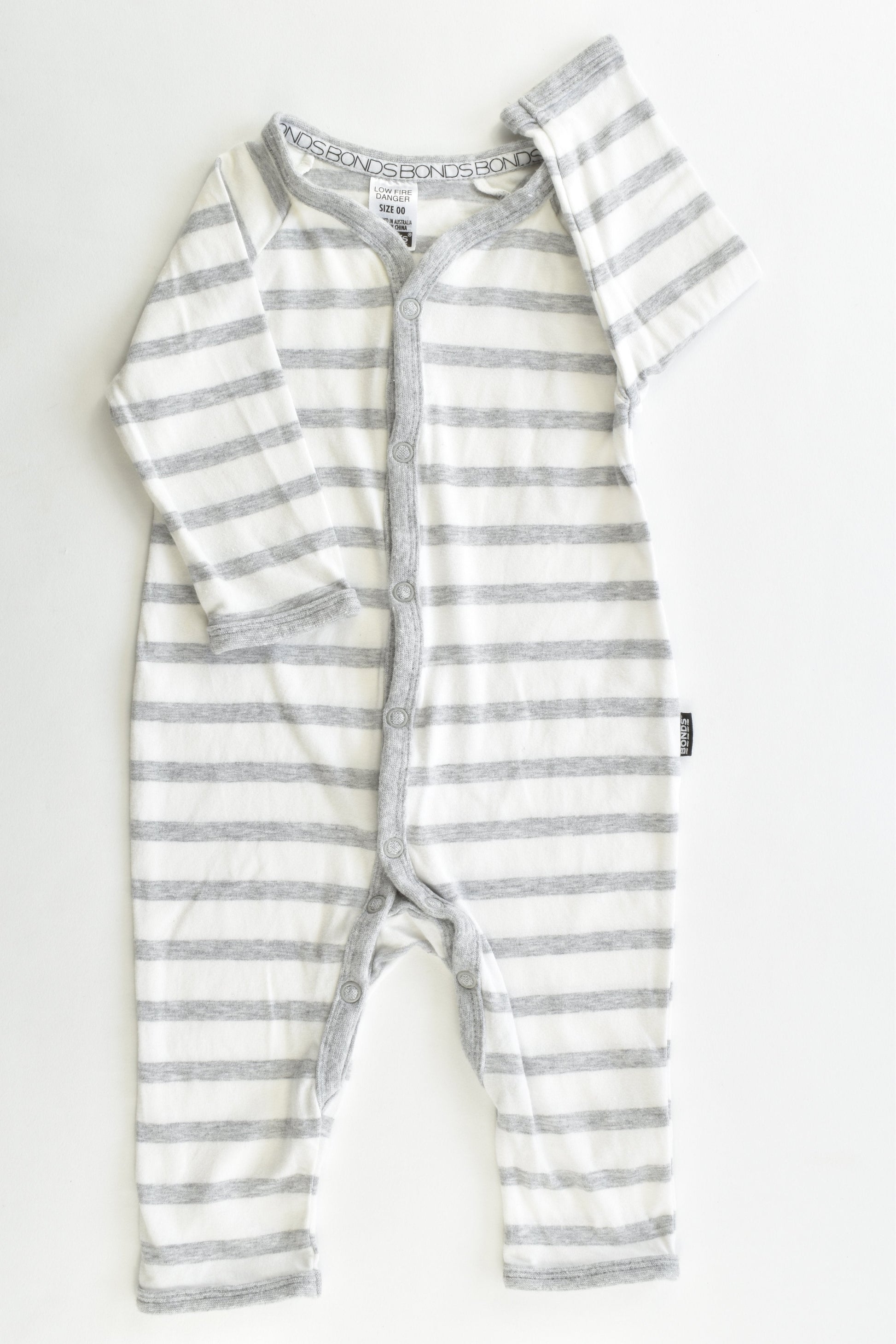 Bonds Size 00 Striped Romper