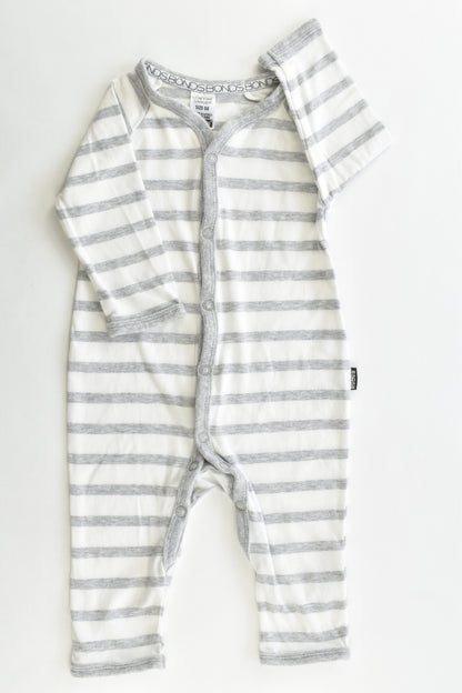 Bonds Size 00 Striped Romper