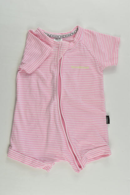 Bonds Size 00 Striped Short Wondersuit