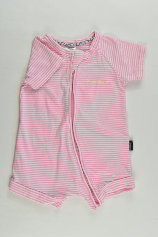 Bonds Size 00 Striped Short Wondersuit