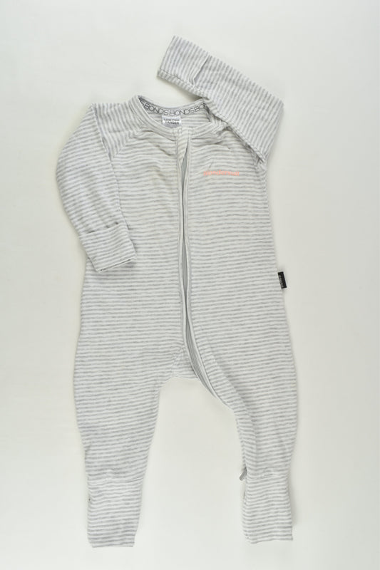 Bonds Size 00 Striped Wondersuit