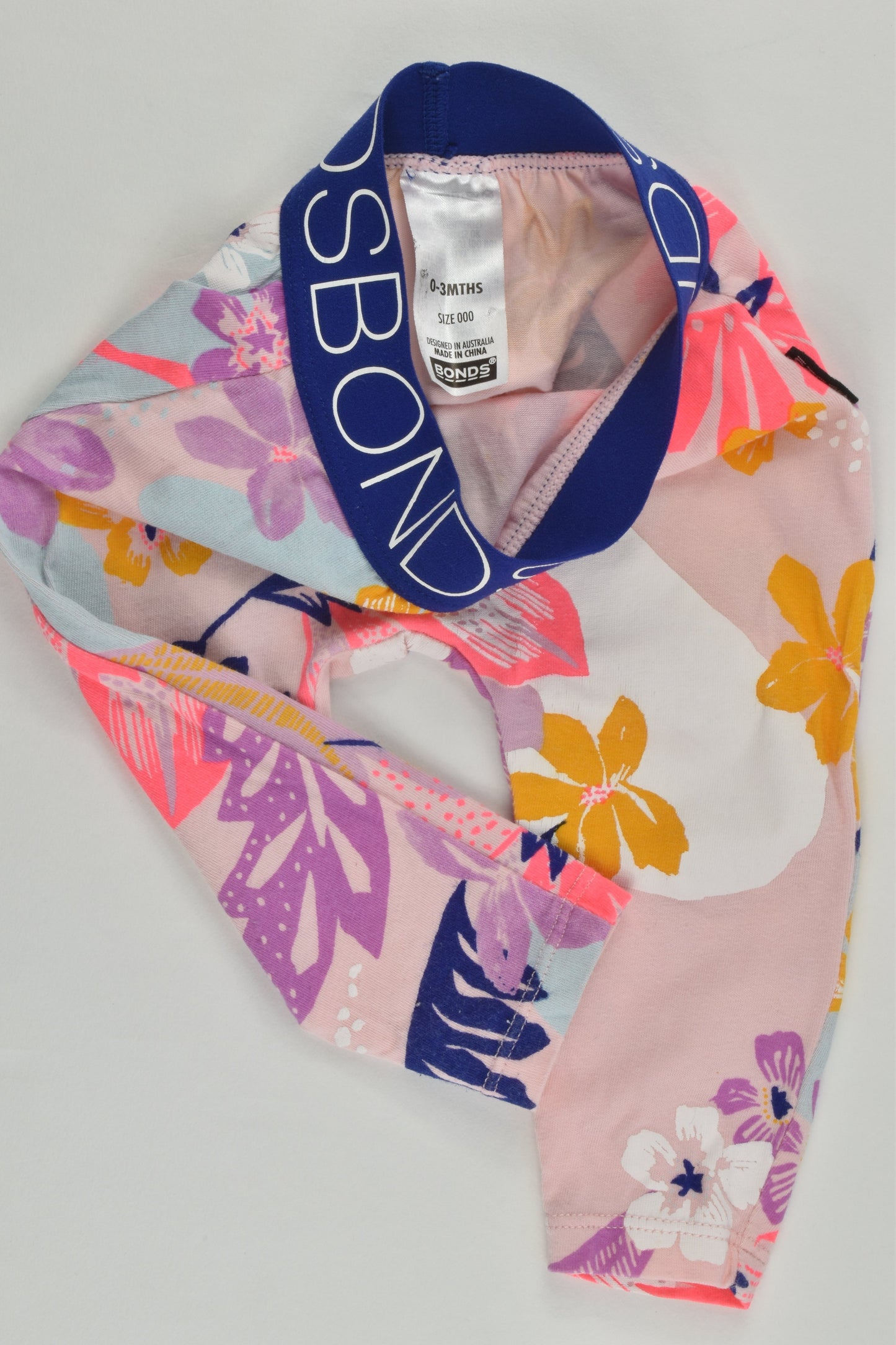 Bonds Size 000 (0-3 months) Floral Leggings