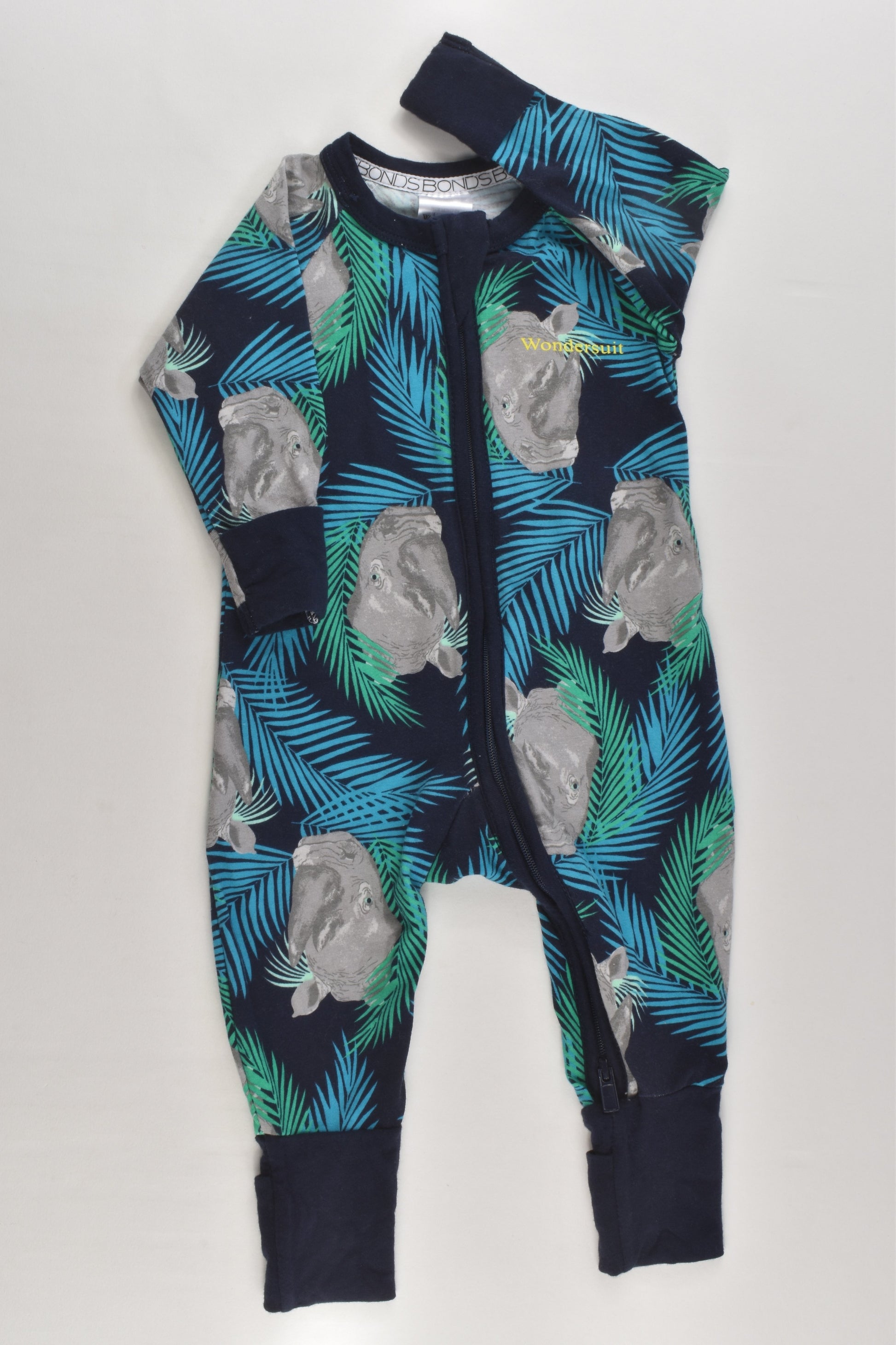Bonds Size 000 (0-3 months) Rhino Wondersuit