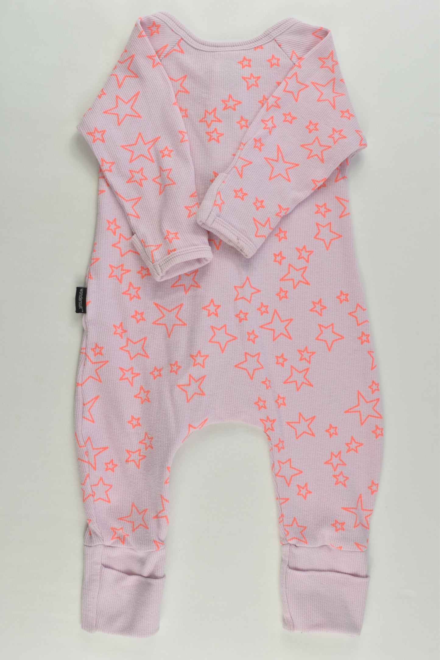 Bonds Size 000 (0-3 months) Stars Ribbed Wondersuit