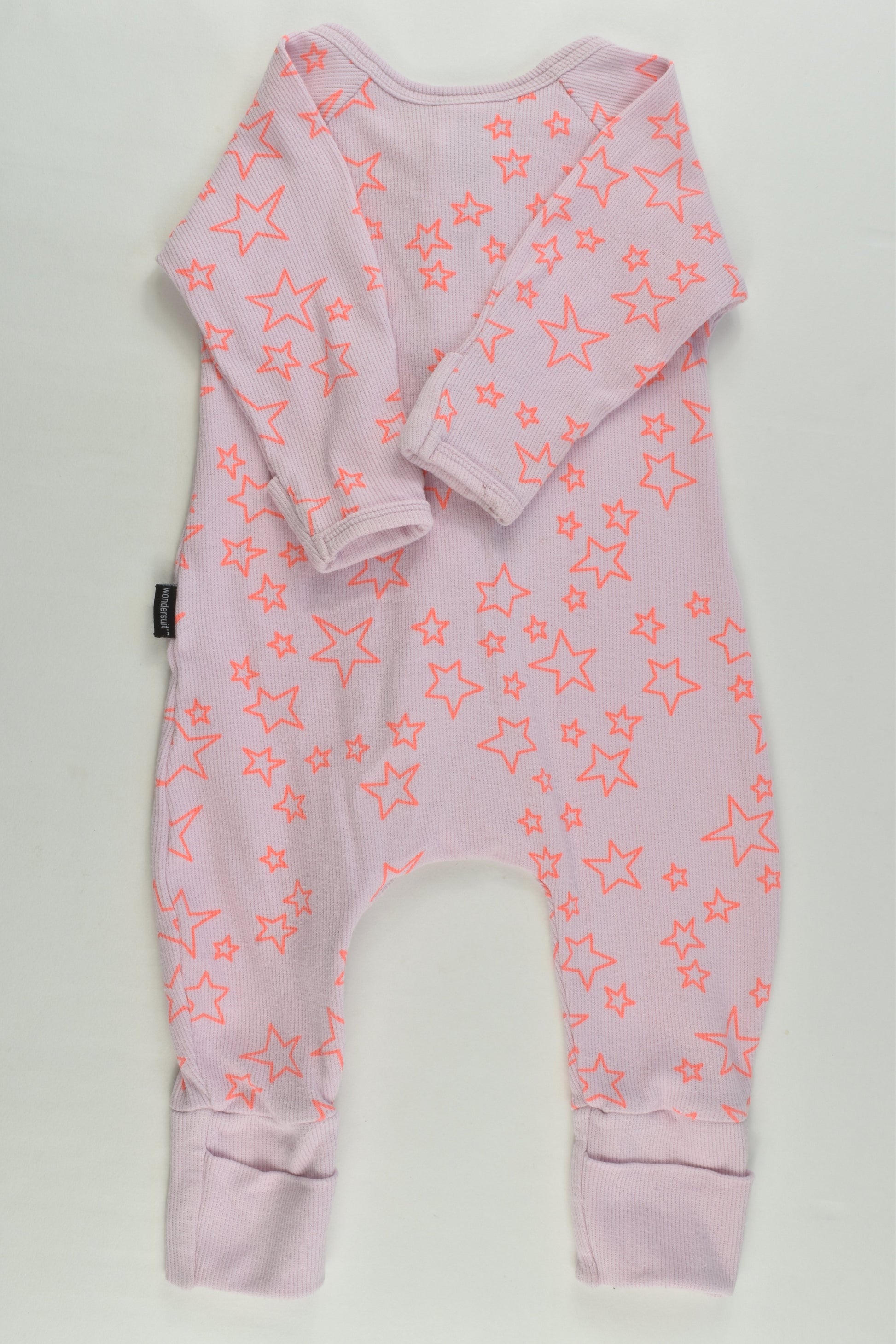 Bonds Size 000 (0-3 months) Stars Ribbed Wondersuit