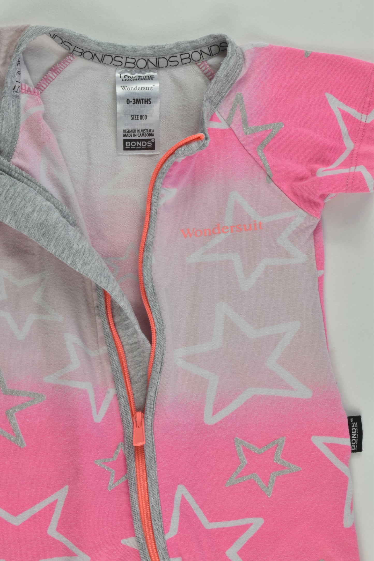 Bonds Size 000 (0-3 months) Stars Wondersuit