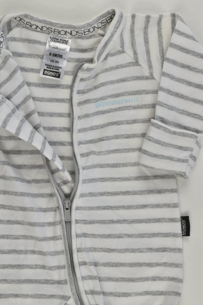 Bonds Size 000 (0-3 months) Striped Wondersuit