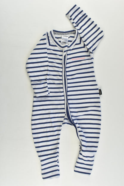 Bonds Size 000 (0-3 months) Striped Wondersuit