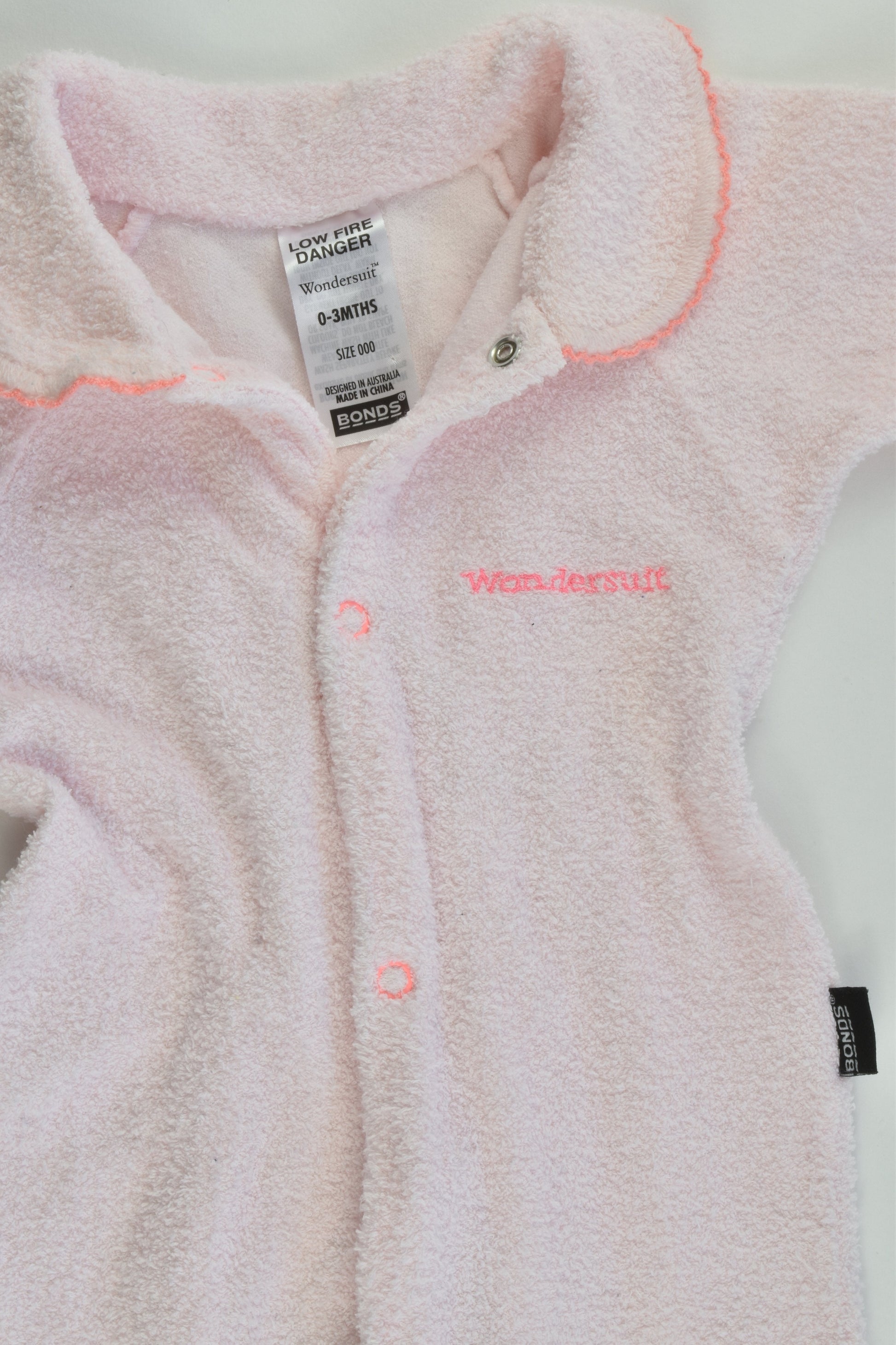 Bonds Size 000 (0-3 months) Terry Wondersuit