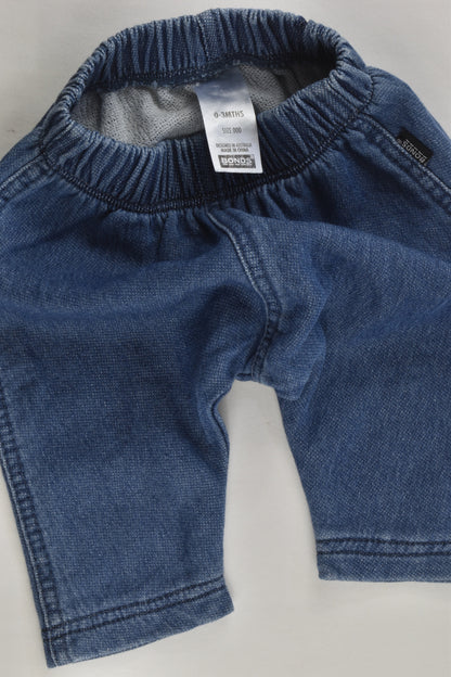 Bonds Size 000 Denim Pants