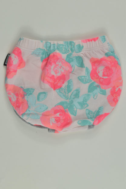 Bonds Size 000 Floral Nappy Cover