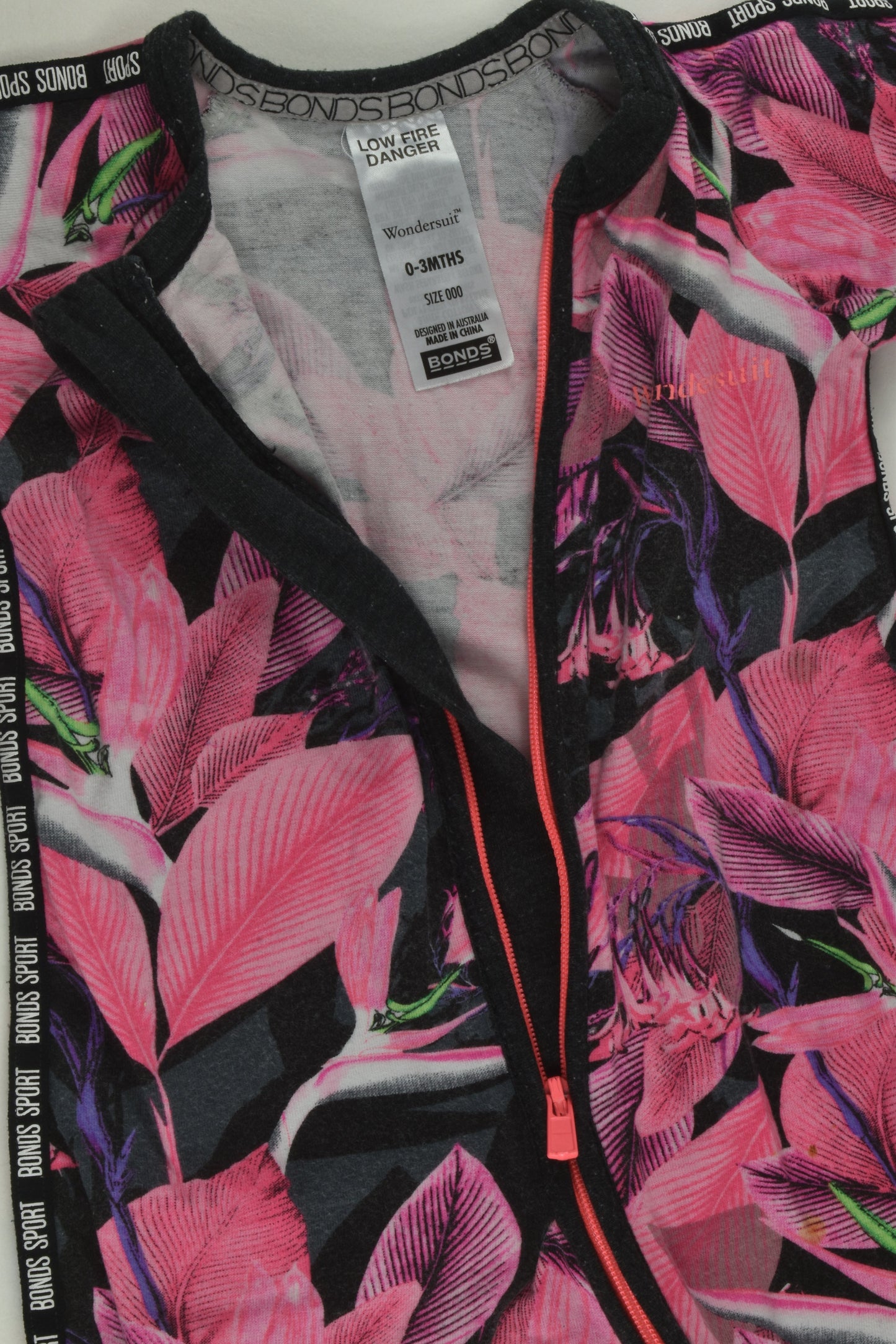 Bonds Size 000 Floral Wondersuit