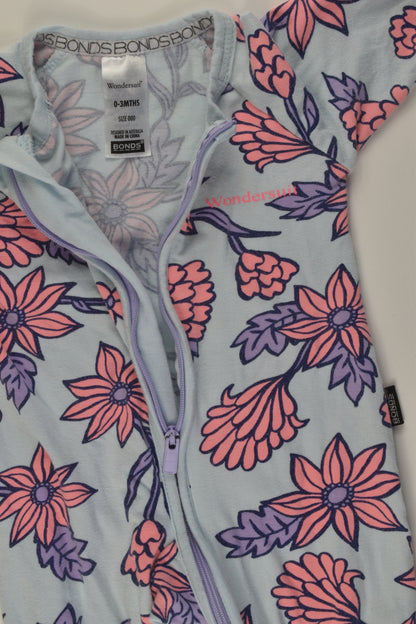 Bonds Size 000 Floral Wondersuit