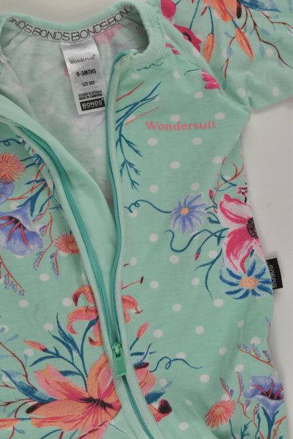 Bonds Size 000 Floral Wondersuit