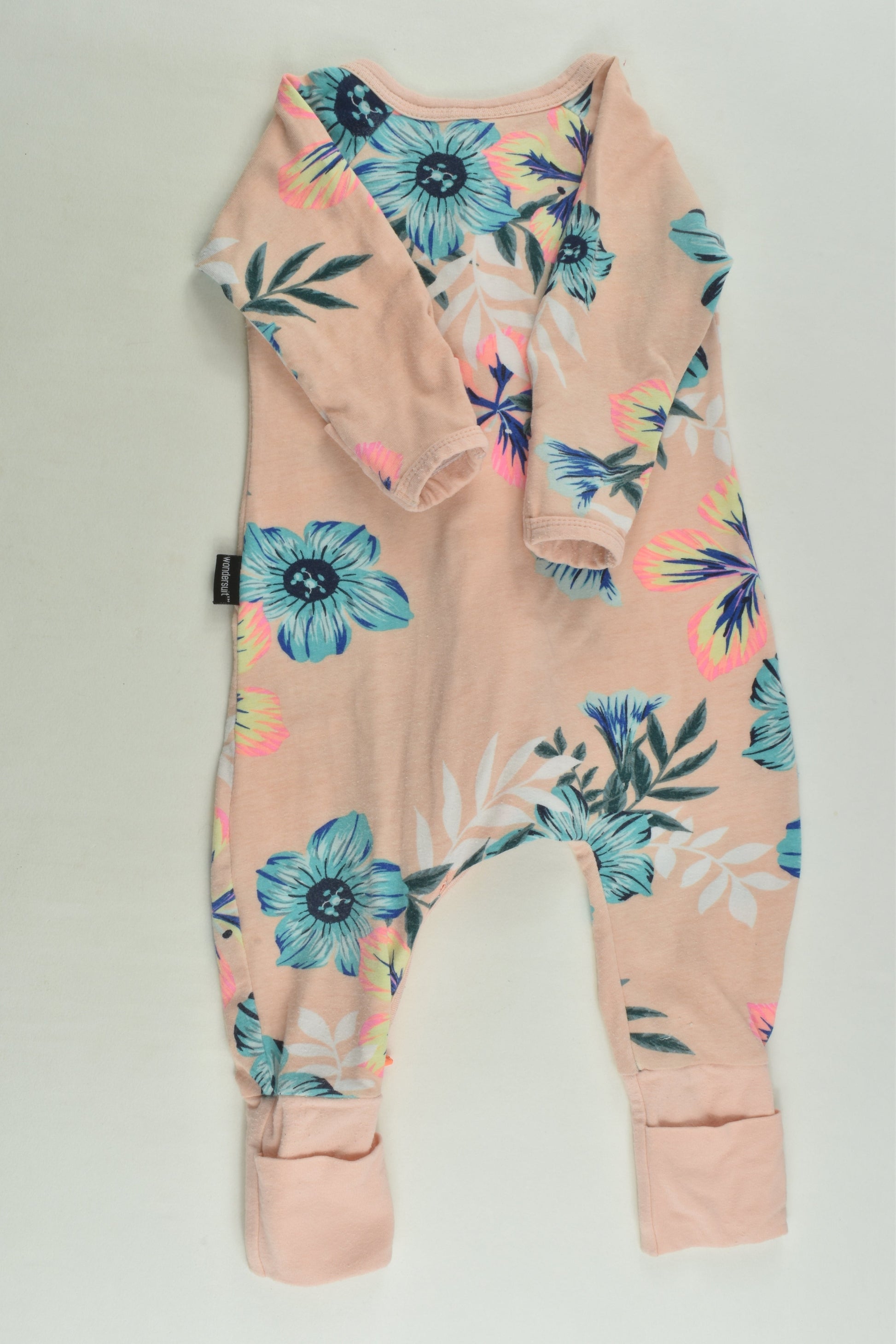 Bonds Size 000 Floral Wondersuit