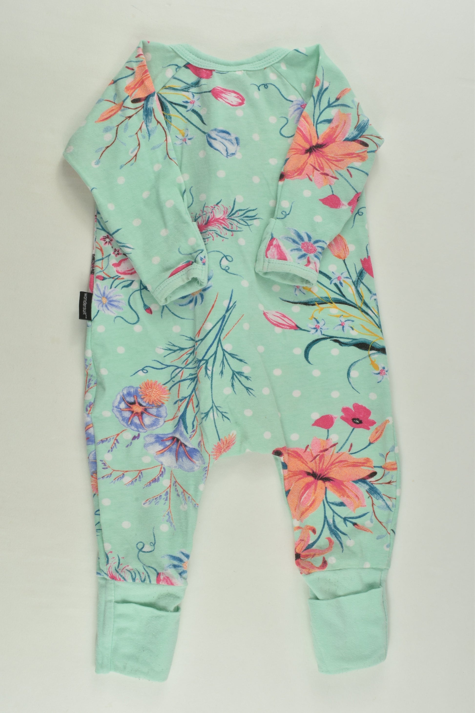 Bonds Size 000 Floral Wondersuit