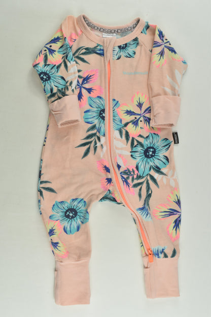 Bonds Size 000 Floral Wondersuit