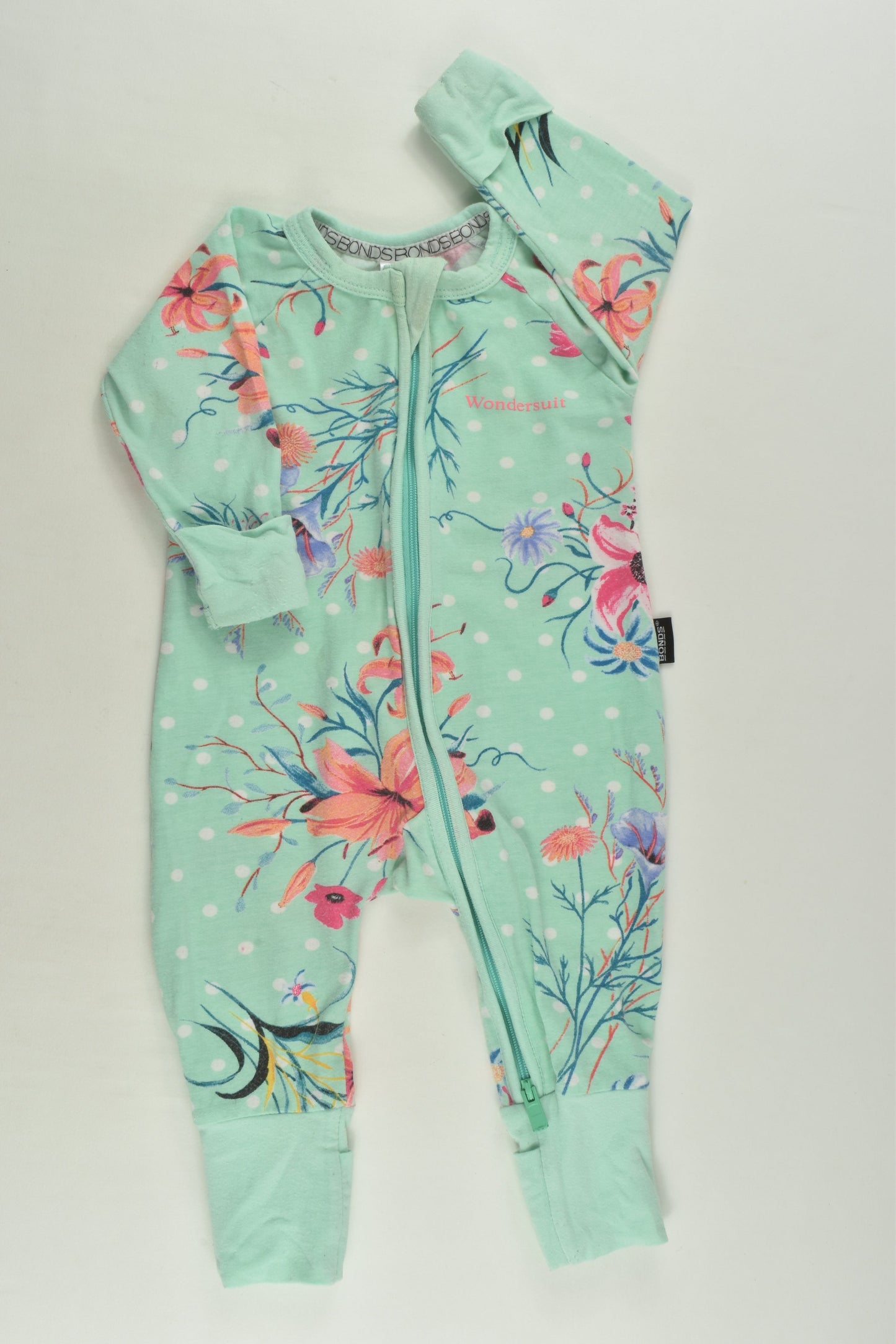 Bonds Size 000 Floral Wondersuit