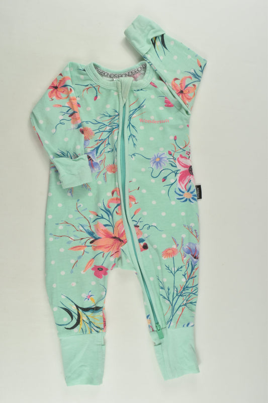 Bonds Size 000 Floral Wondersuit