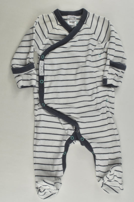 Bonds Size 000 Foooted Romper