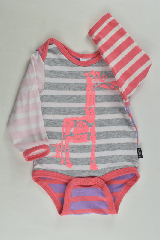 Bonds Size 000 Giraffe Bodysuit