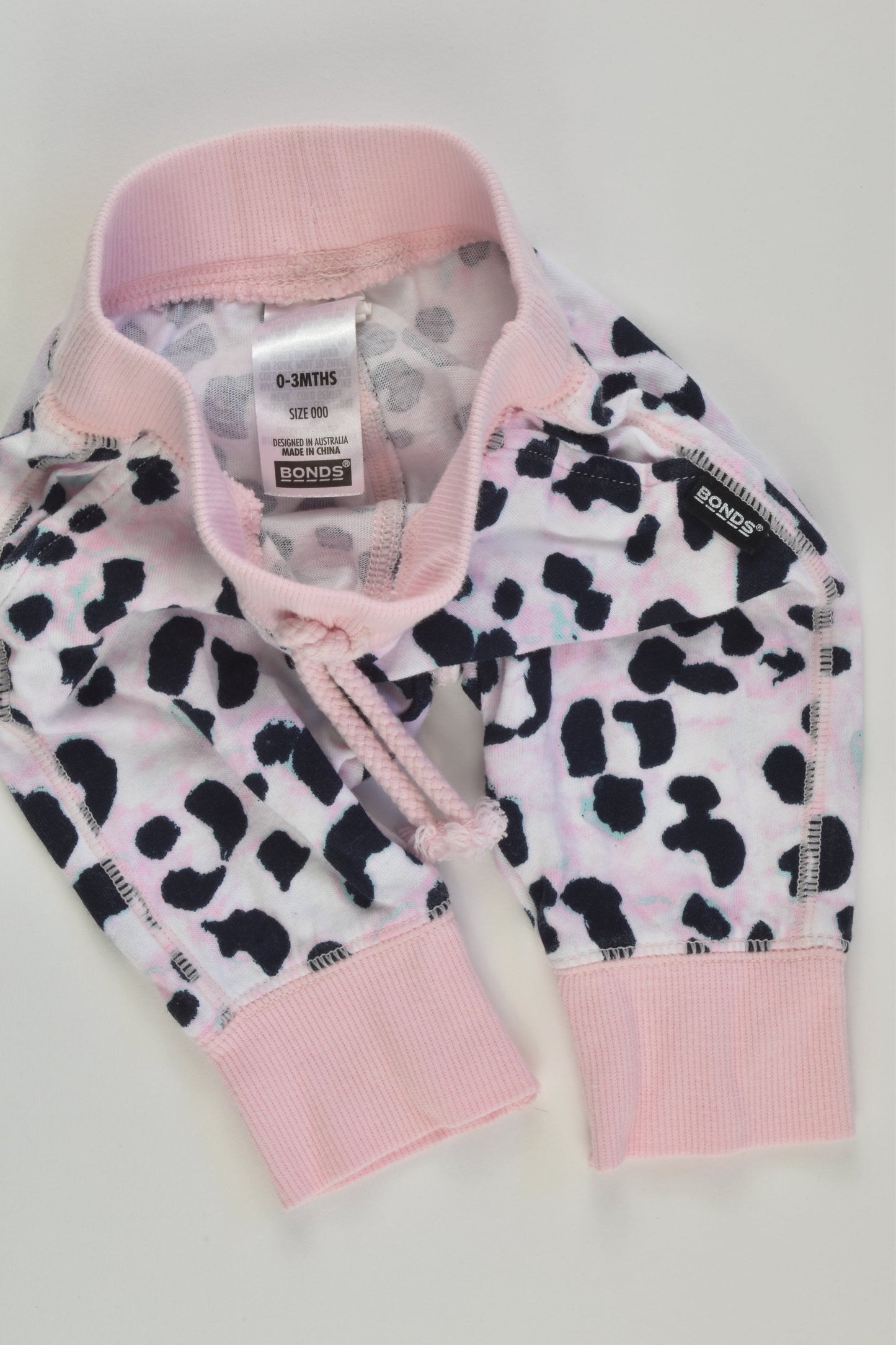 Bonds Size 000 Leopard Print Pants