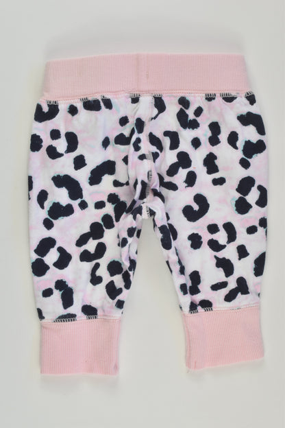 Bonds Size 000 Leopard Print Pants