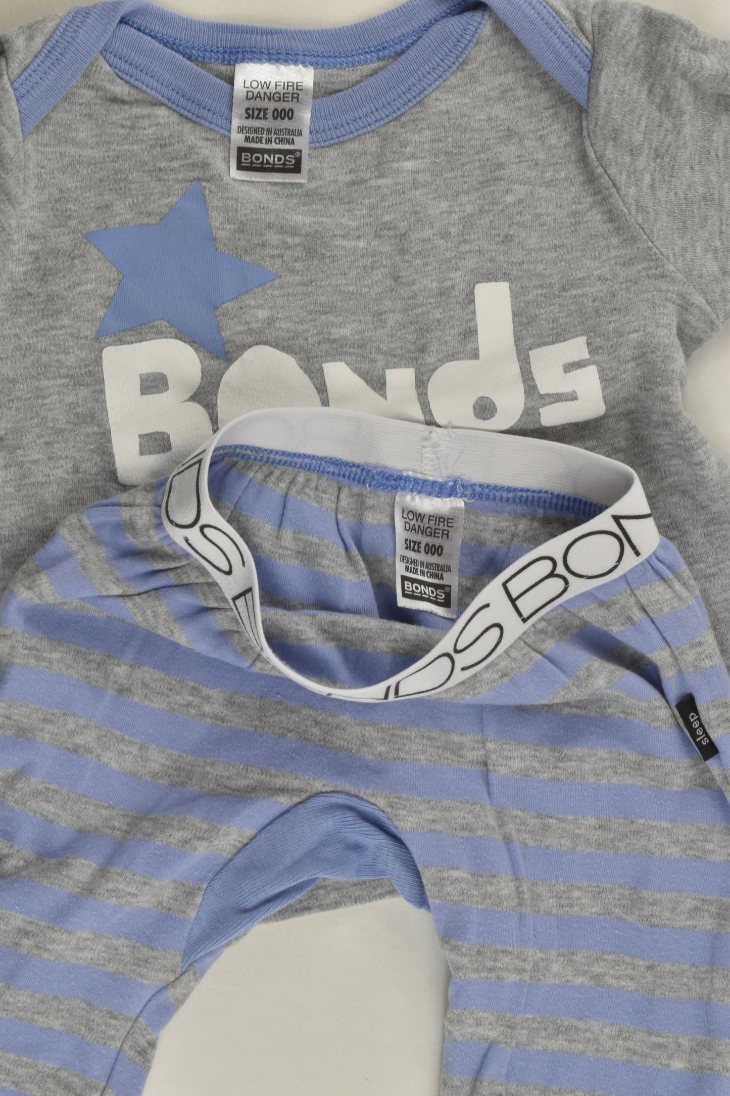 Bonds Size 000 Pyjamas