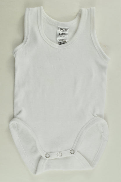 Bonds Size 000 Ribbed Bodysuit