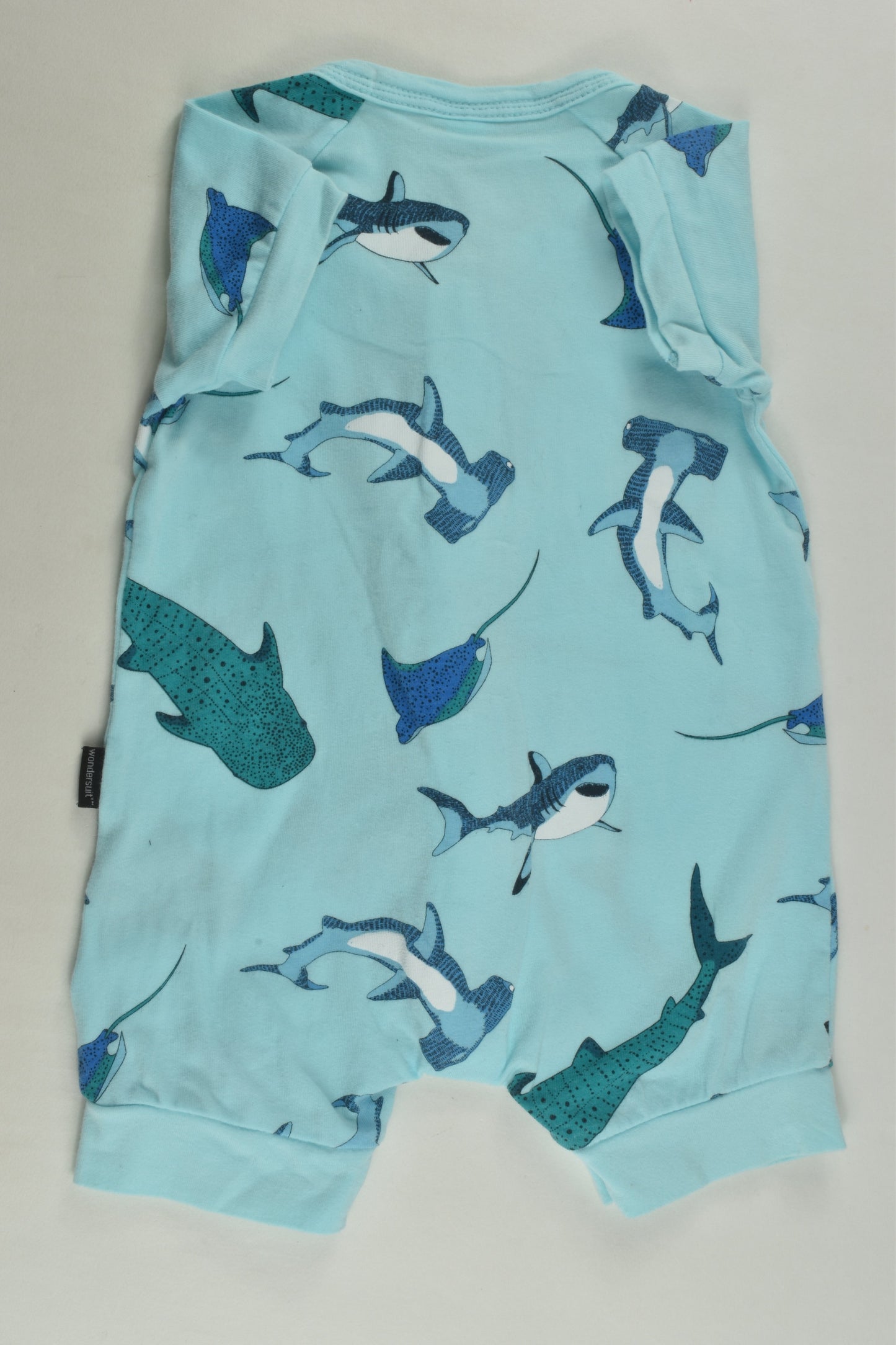 Bonds Size 000 Sharks Short Wondersuit