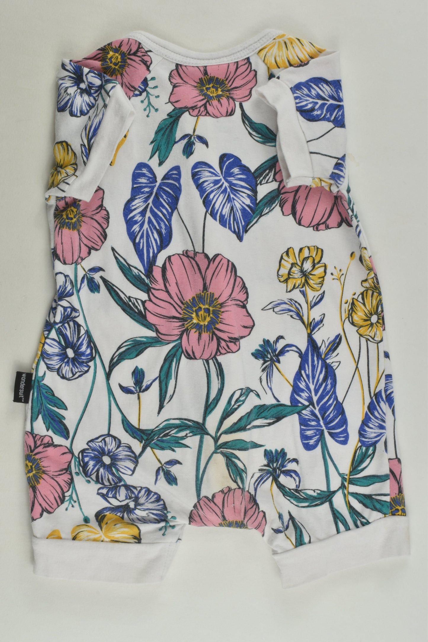 Bonds Size 000 Short Floral Wondersuit