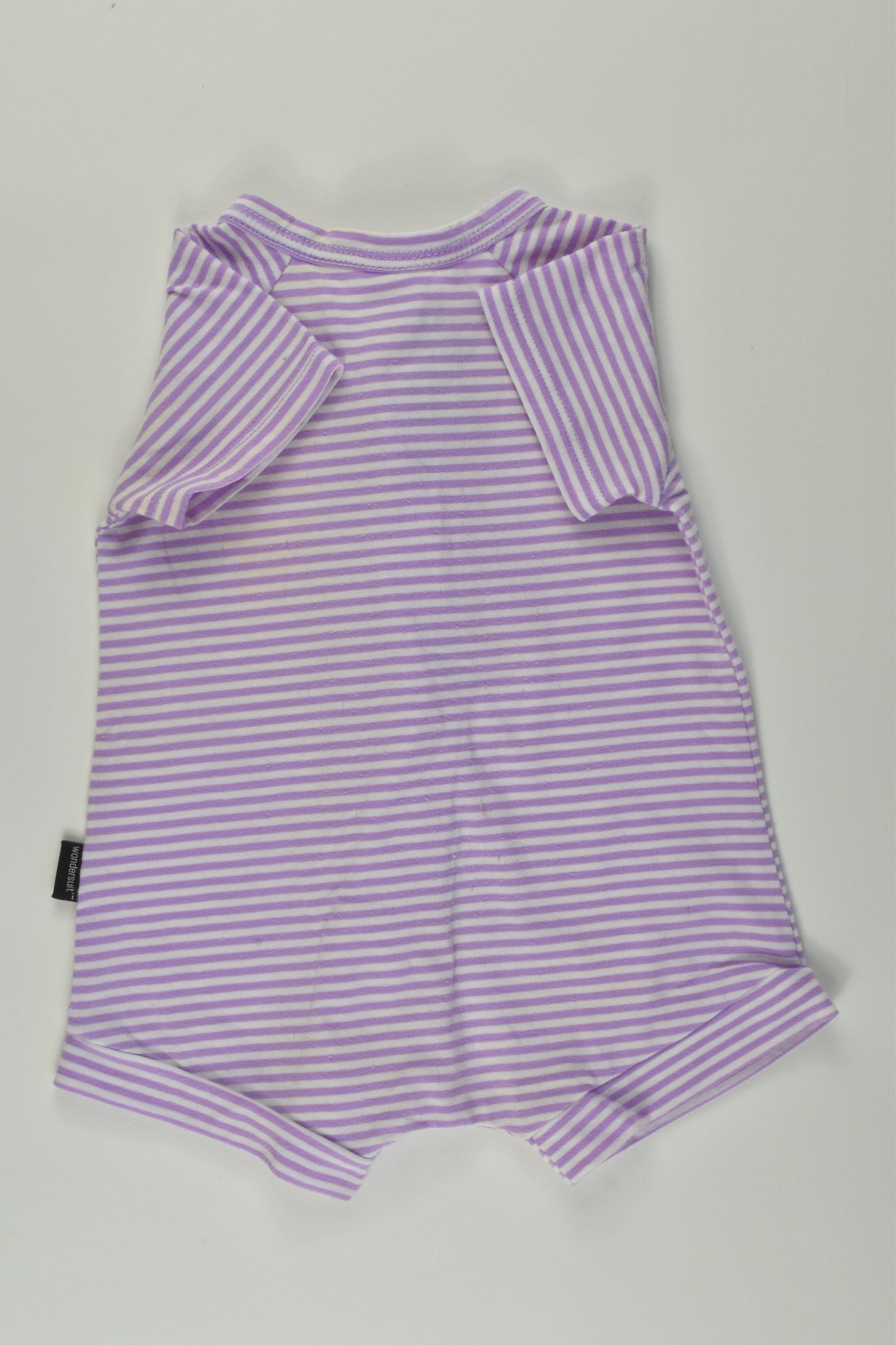 Bonds Size 000 Short Striped Romper