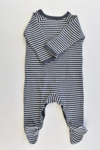 Bonds Size 000 Striped Footed Romper