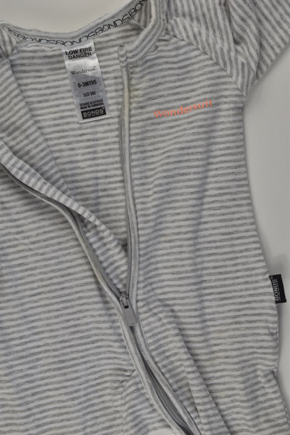 Bonds Size 000 Striped Wondersuit