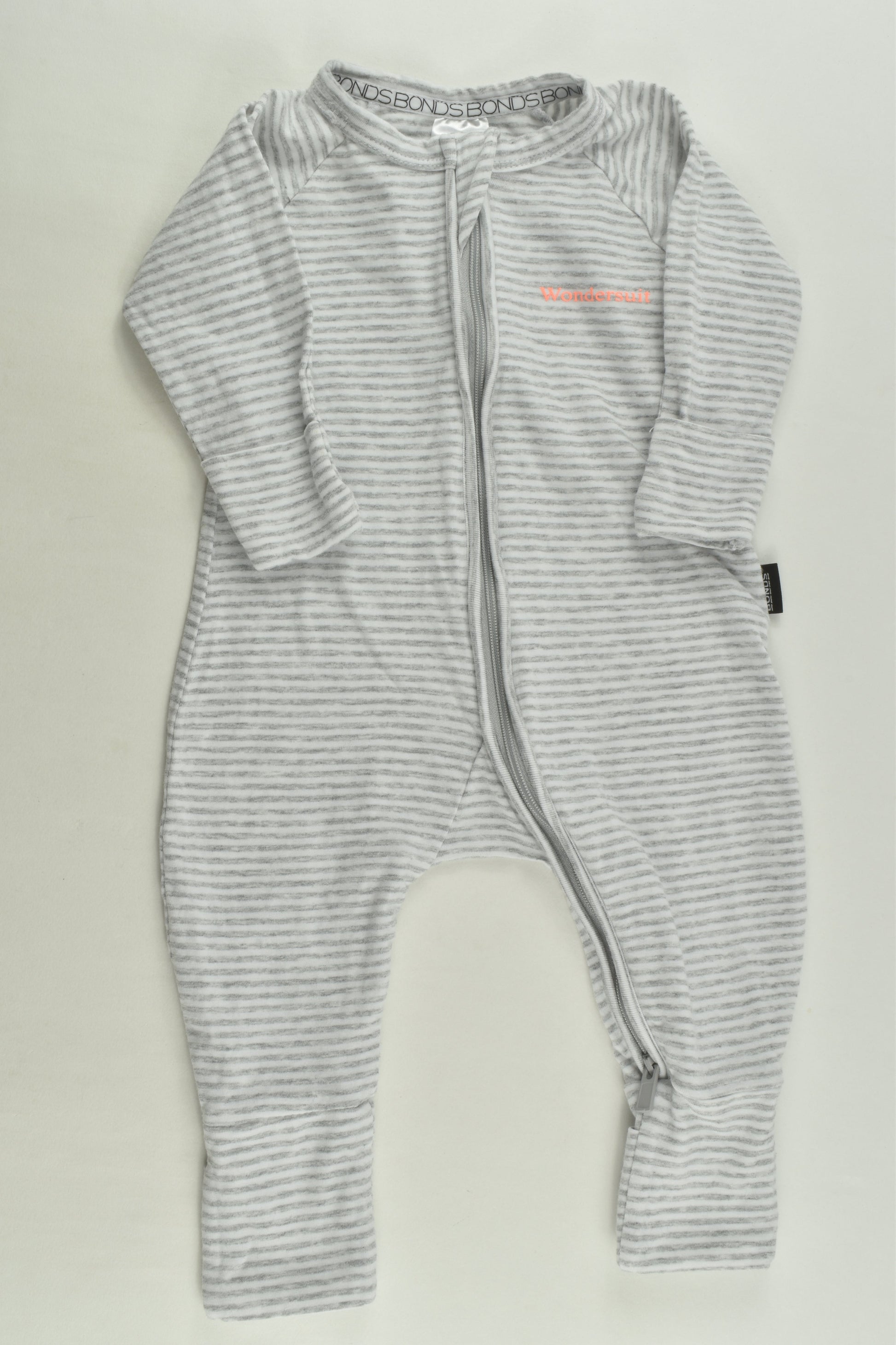 Bonds Size 000 Striped Wondersuit
