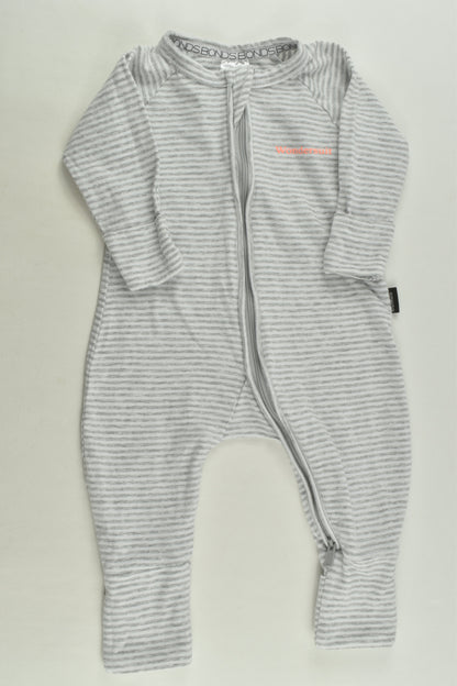 Bonds Size 000 Striped Wondersuit