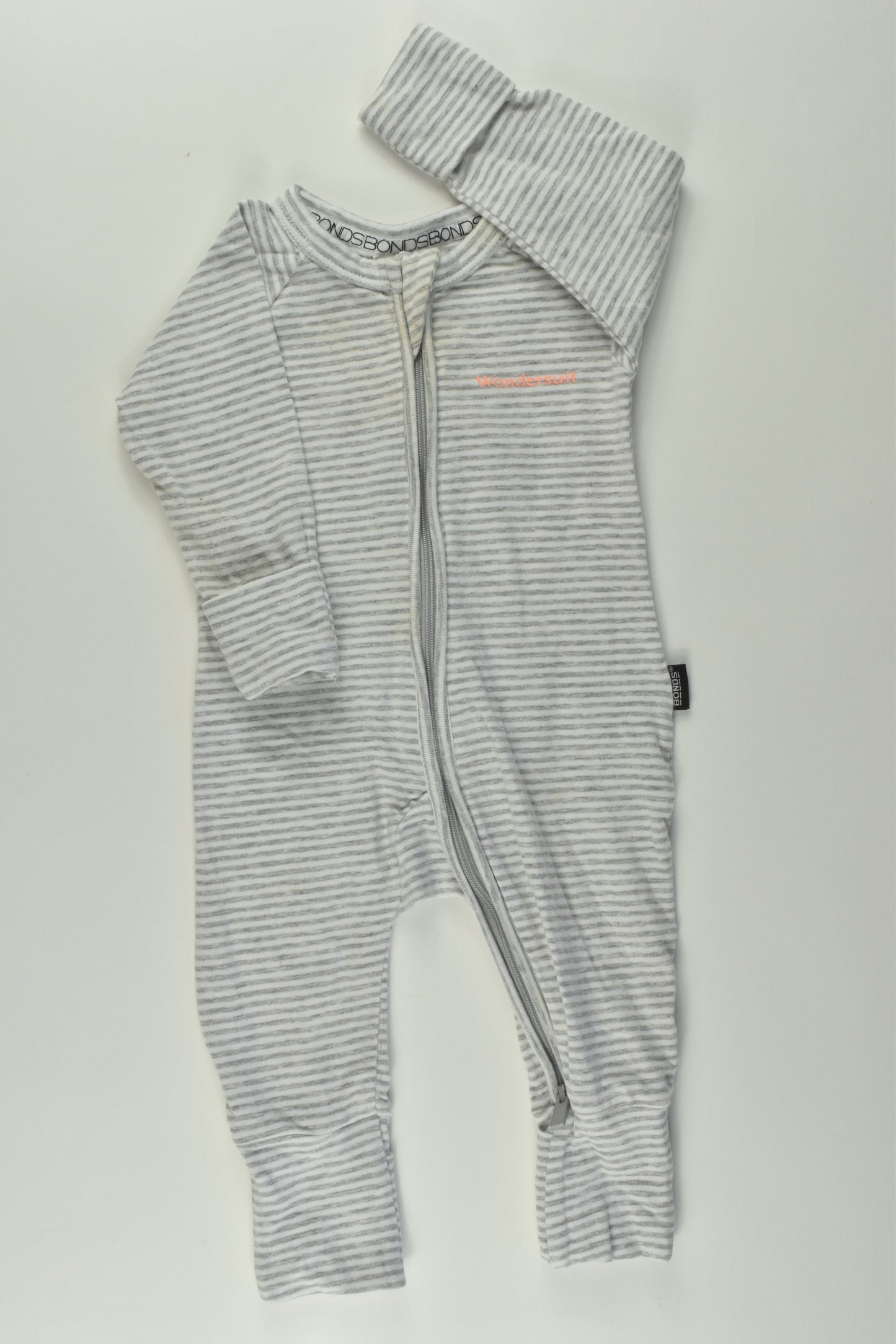 Bonds Size 000 Striped Wondersuit