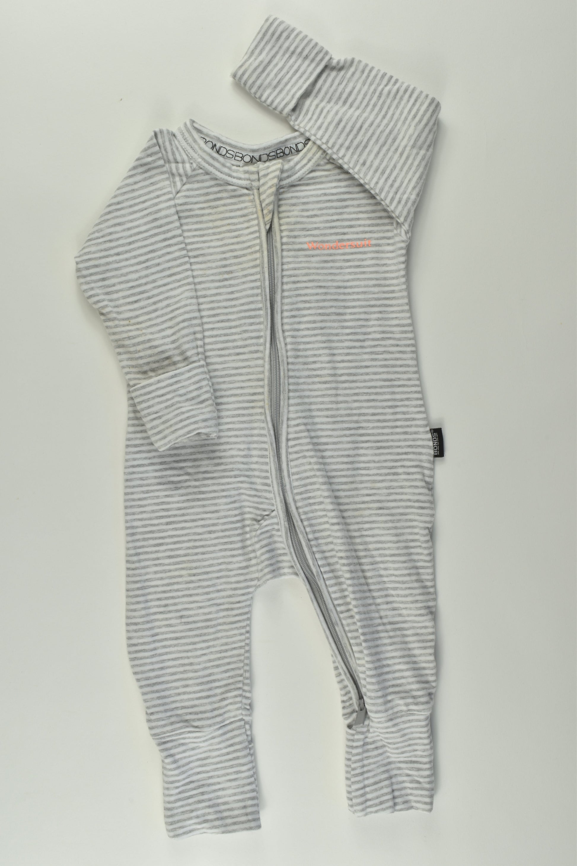 Bonds Size 000 Striped Wondersuit