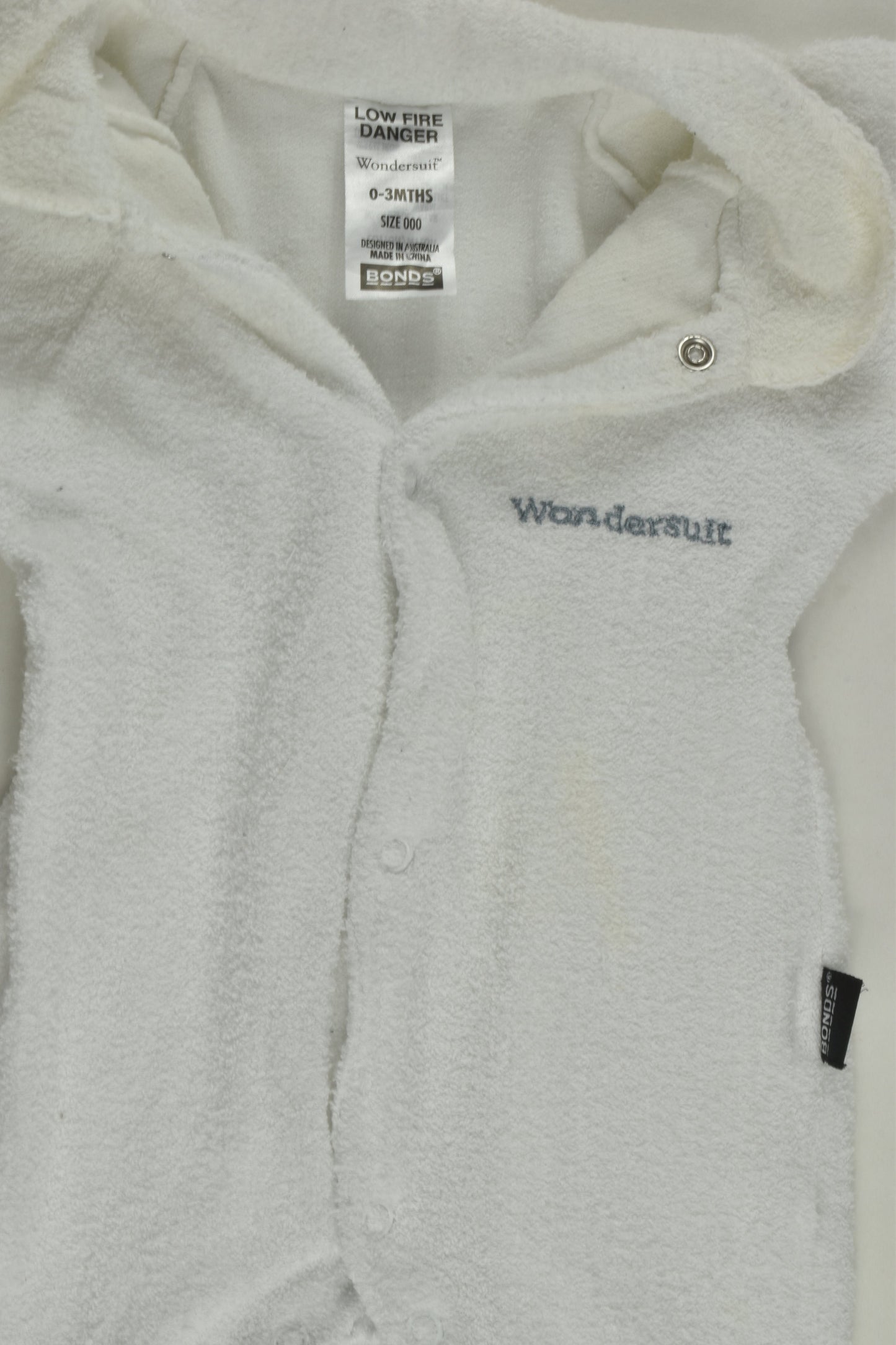 Bonds Size 000 Terry Wondersuit