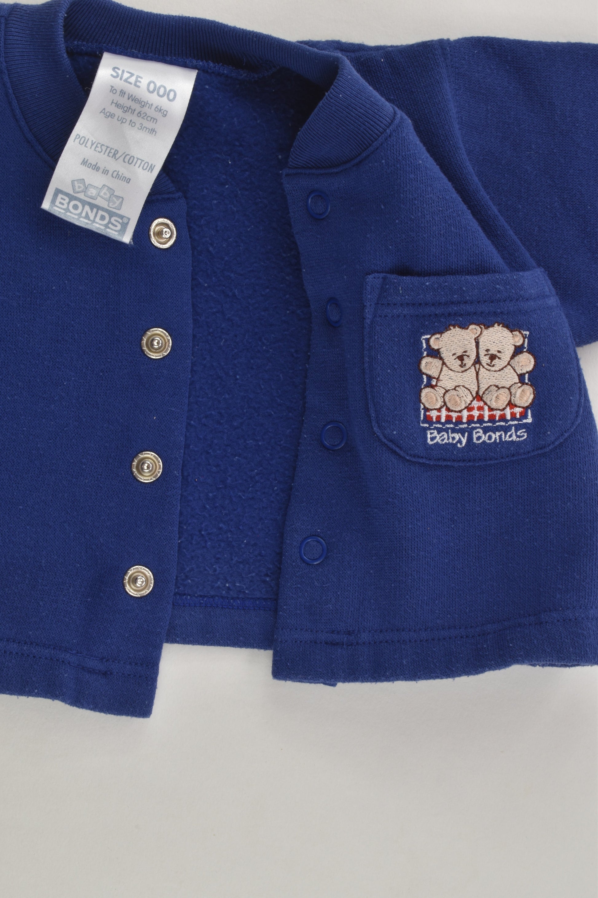 Bonds Size 000 Vintage Sweater Cardigan