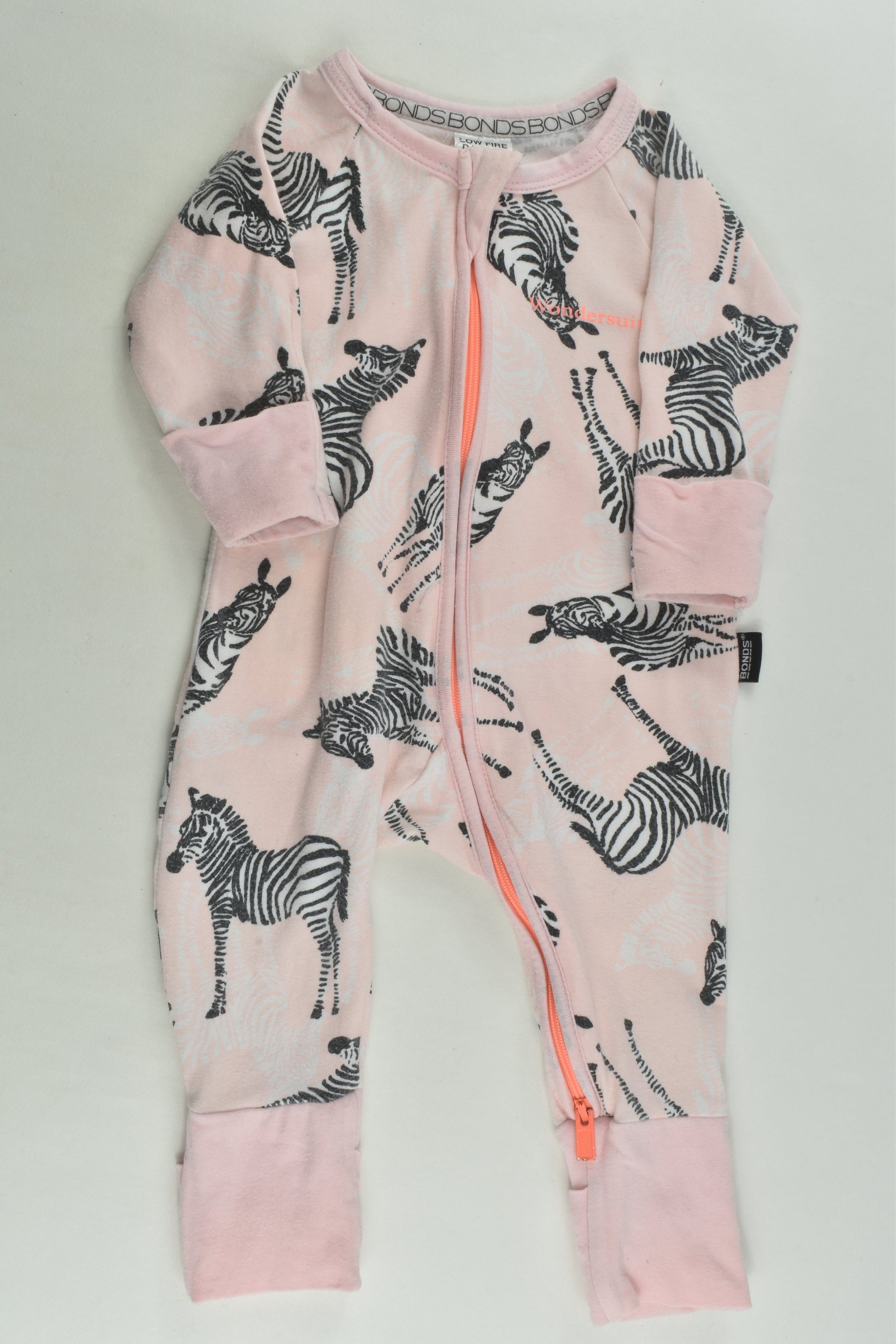 Bonds Size 000 Zebra Wondersuit
