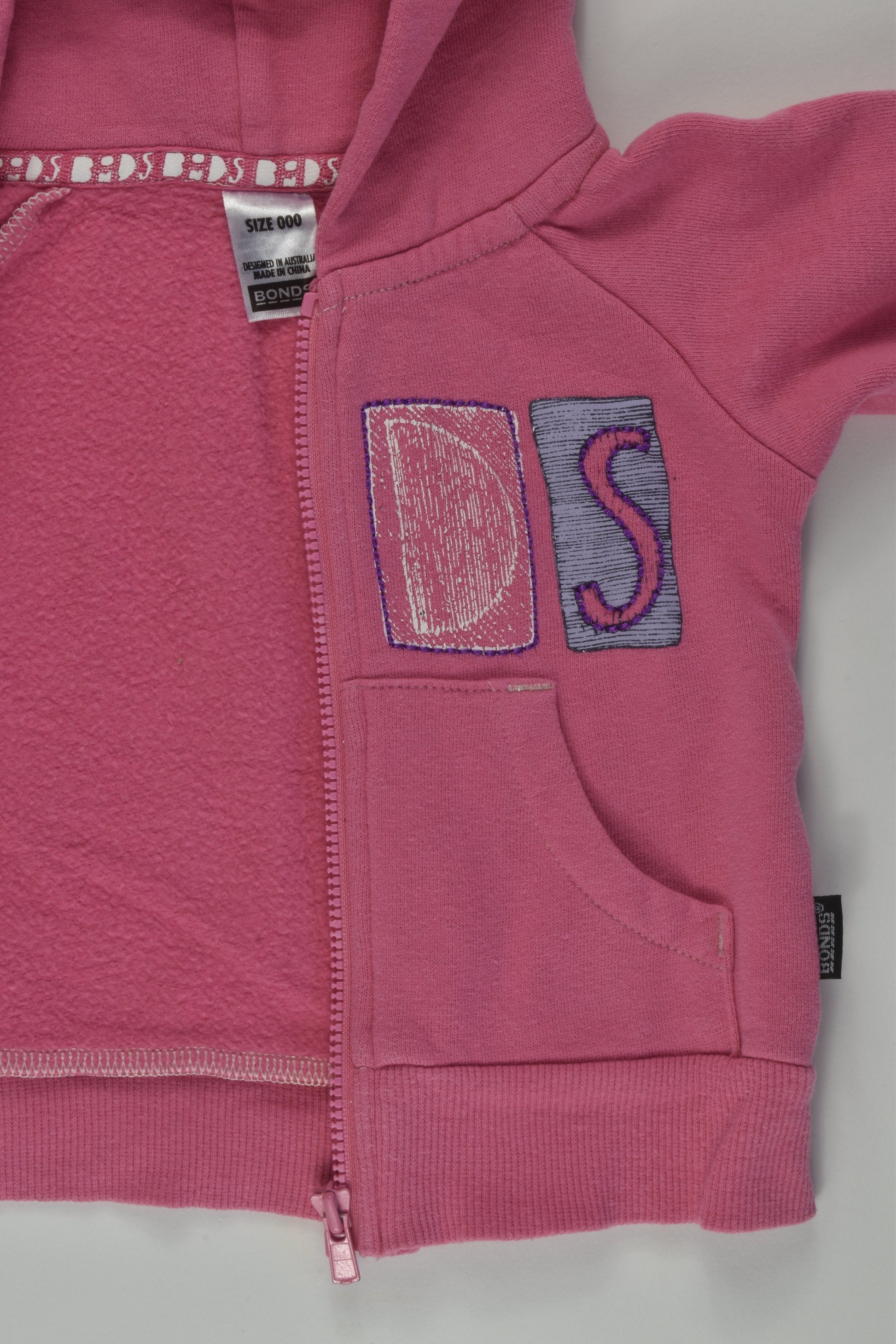 Bonds Size 000 Zip Jumper