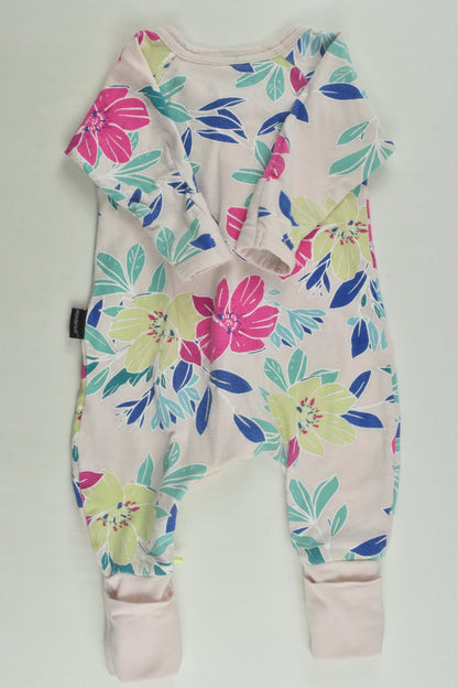 Bonds Size 0000 Floral Wondersuit