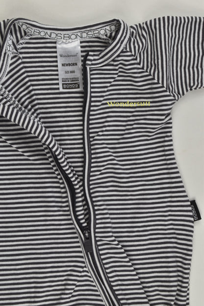 Bonds Size 0000 (Newborn) Striped Wondersuit