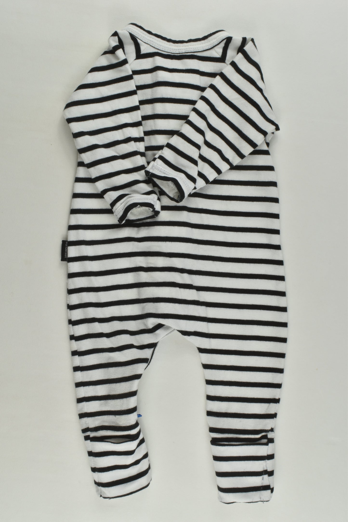 Bonds Size 0000 (Newborn) Striped Wondersuit