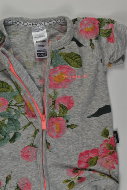 Bonds Size 0000 Roses Wondersuit