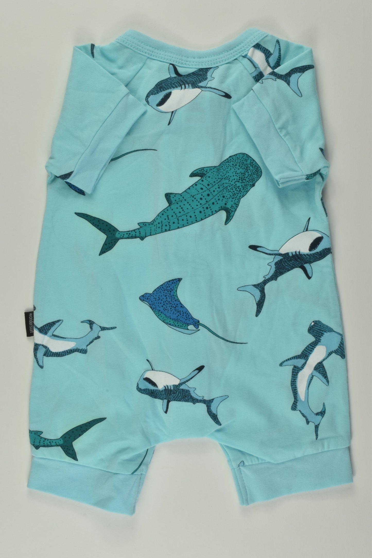 Bonds Size 0000 Shark Wondersuit