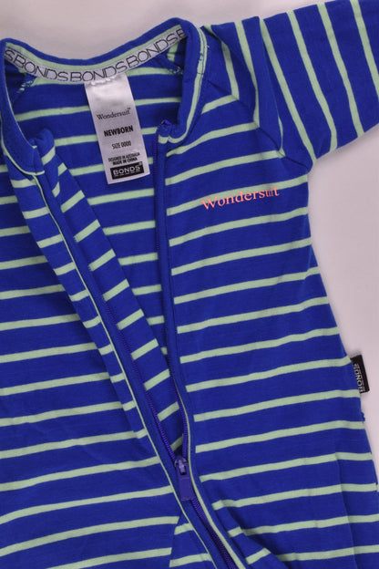 Bonds Size 0000 Striped Wondersuit