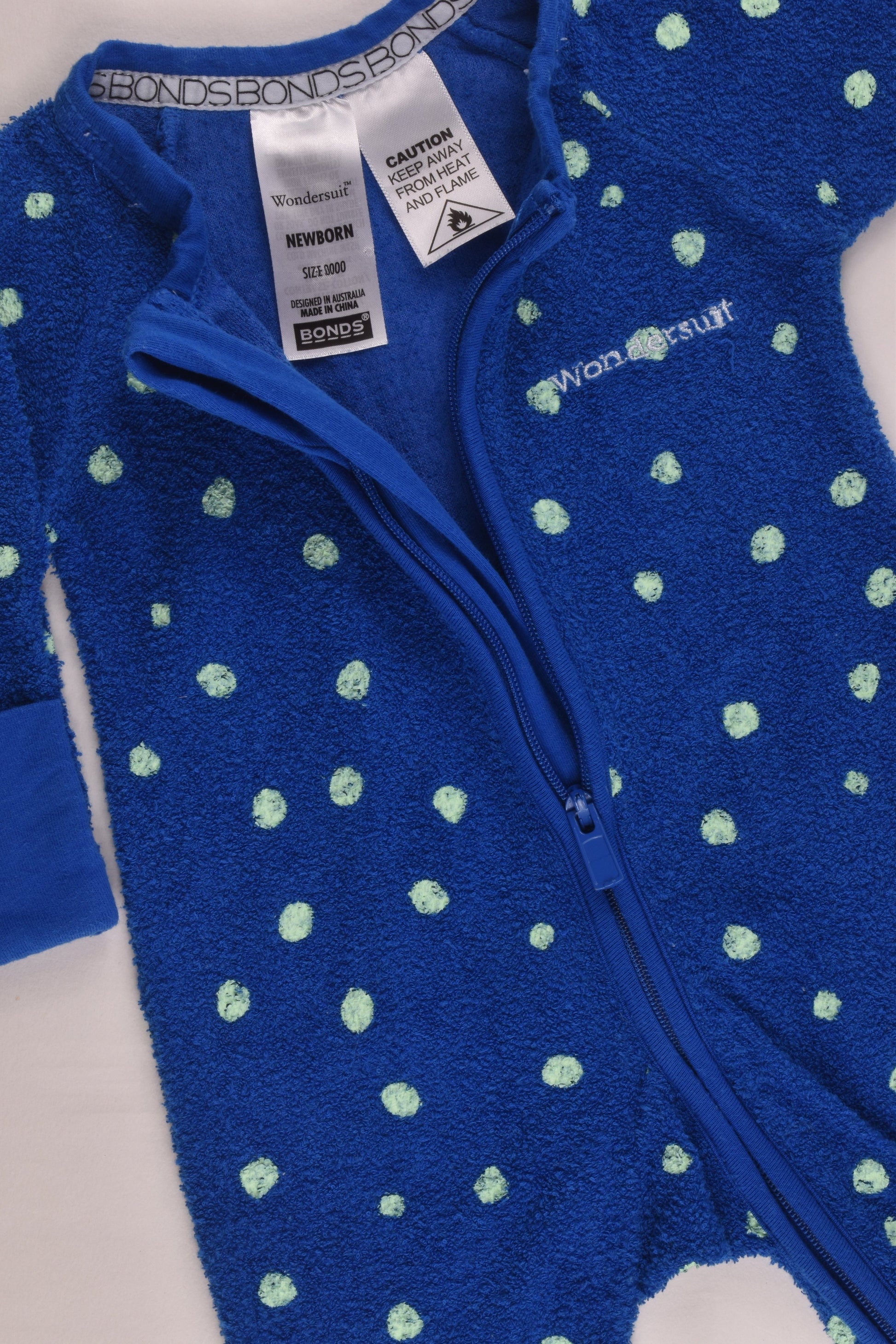 Bonds Size 0000 Terry Polka Dots Wondersuit