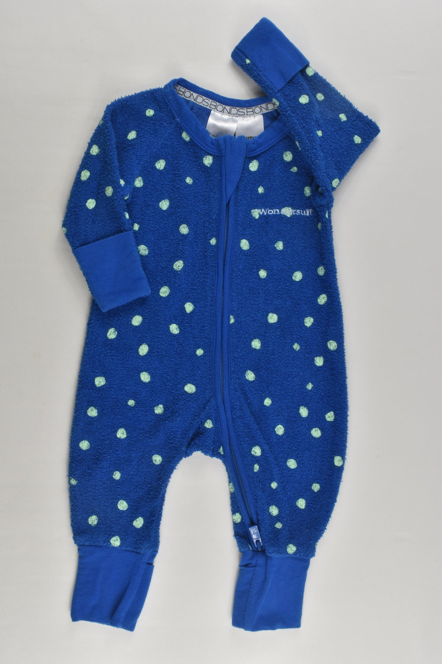 Bonds Size 0000 Terry Polka Dots Wondersuit